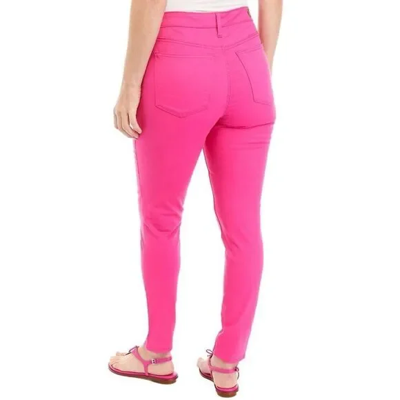 Crown & Ivy Hot Pink Skinny Pants Sz 22 - Picture 2 of 4